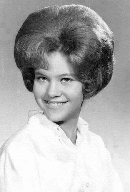 So Much Ratting Of The Hair Aka Backcombing Or Teasing Classic Bubble Hairdo From The Early
