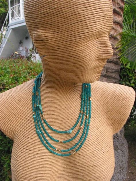 Multi Strand Seed Bead Necklaces