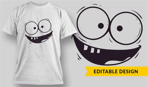 Smirk Editable T Shirt Design Template 2397 Designious