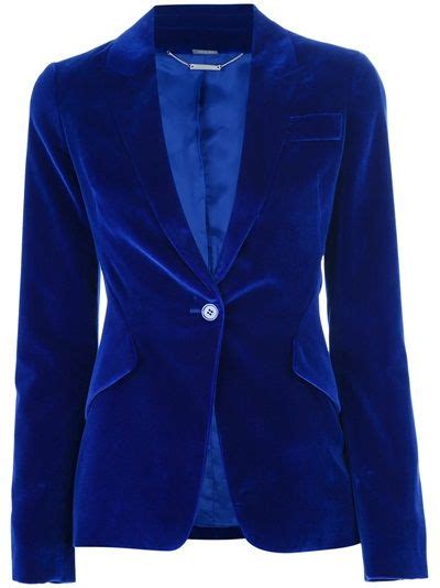 Alexander Mcqueen Velvet Blazer Fashion Clothes Blue Fashion