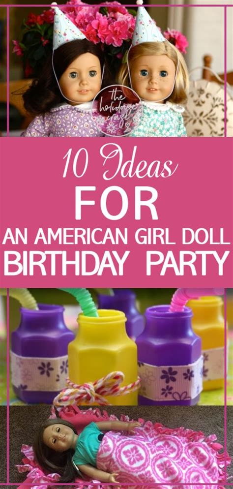 american girl doll birthday party ideas