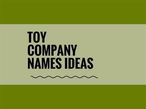 462 Best Toy Company Names Ideas Thebrandboycom Creative Company