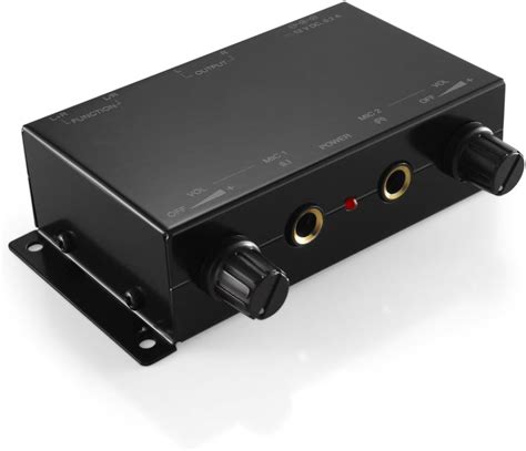 Amazon Com Tnp Channel Microphone Mini Audio Stereo Mixer Dual
