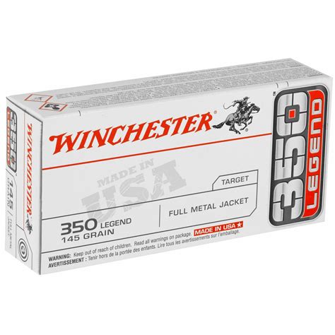 Winchester Ammunition Usa 350 Legend 145 Grain Full Metal Jacket 20