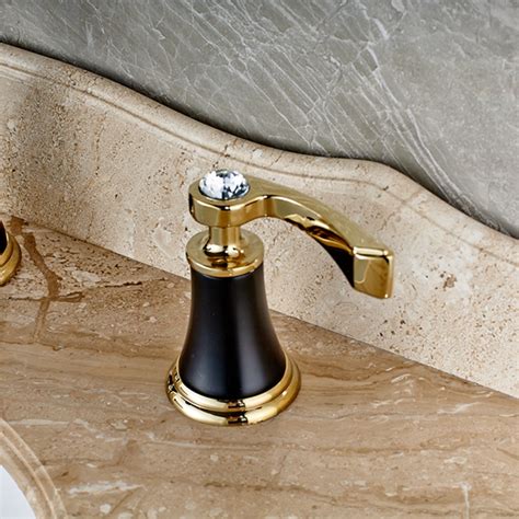 Kingo home contemporary lavatory vanity 2 handles 2 holes oil rubbed bronze bathroom faucet bathroom sink faucet with water supply lines po. Metlako Wide Spread Dual Handle Oil Rubbed Bronze Bathroom ...