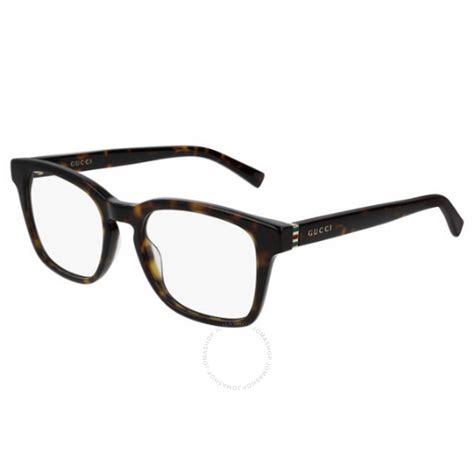 gucci ladies tortoise oval eyeglass frames gg0457o00651 889652203539 eyeglasses jomashop