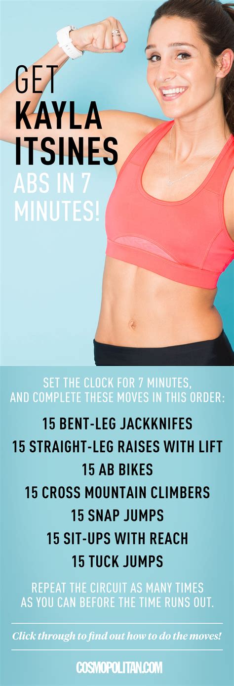 Kayla Itsines Abs Workout 7 Moves For Kayla Itsines Abs