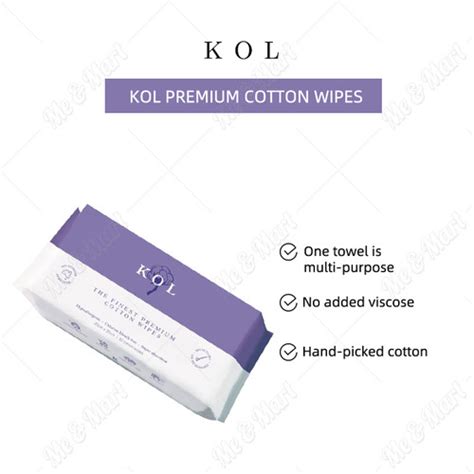 Kol Premium Cotton Wipes Me And Mart