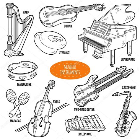 Soriana.com trae para ti la mejor selección de instrumentos musicales y accesorios para que puedas tocar como. Figuras de instrumentos musicales y sus nombres | Incoloro ...