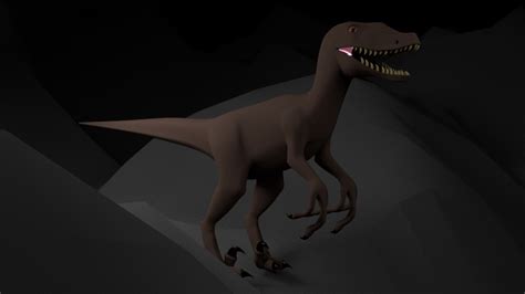 3d Model Dinosaur Raptor Cgtrader