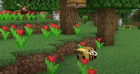 Minecraft Bees Spawning Behavior Attacking Breeding And More