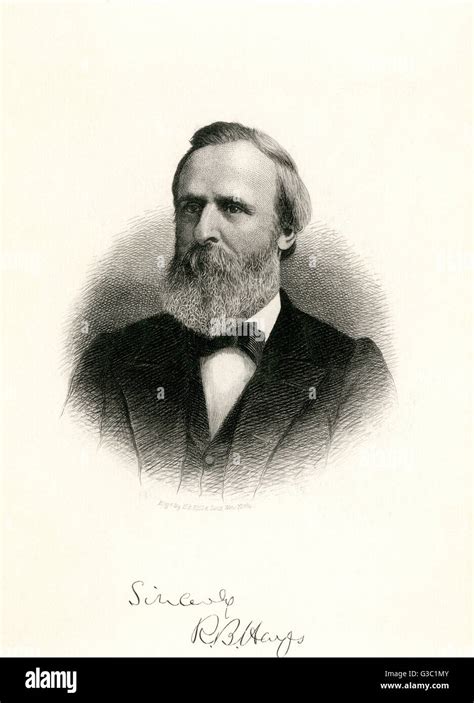 Rutherford Birchard Hayes 1822 1893 19ª Presidente De Los Estados