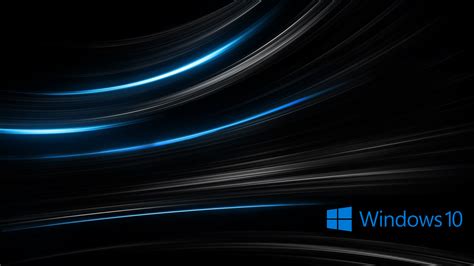 Windows 10 Wallpaper Hd 3d For Desktop With Abstract Black Background