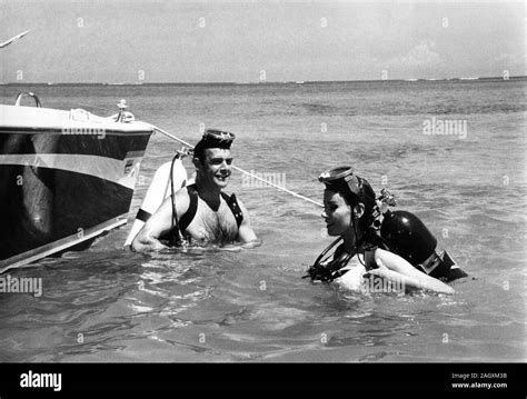 Claudine Auger James Bond Black And White Stock Photos And Images Alamy
