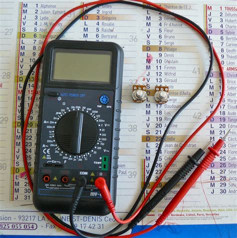 Ohmmeter Ohmmeter Use