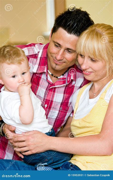 Proud Parents Stock Image Image Of Little Parents Look 15953931