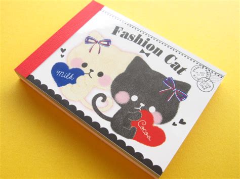 Kawaii Cute Mini Memo Pad Crux Fashion Cat 28174 Kawaii Shop Japan