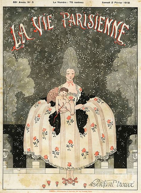 la vie parisienne 1918 1910s france cc drawing by the advertising