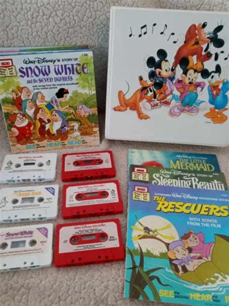 Walt Disney Take A Tape Along Cassette And Book Set Complete Disneyland Vintage 4999 Picclick