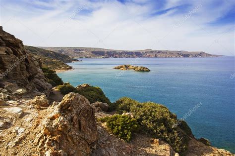 Beautiful Seascape Crete Greece — Stock Photo © Abigail210986 64148437