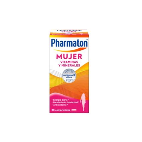 Pharmaton Mujer Vitaminas Y Minerales 30 Comprimidos Farmateca