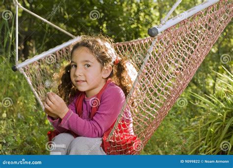 Girl In Hammock Stock Photo Image Of Person Outdoor 9099822