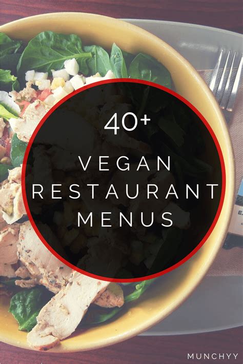 100 Vegan Restaurant Menus You Absolutely Need To Know