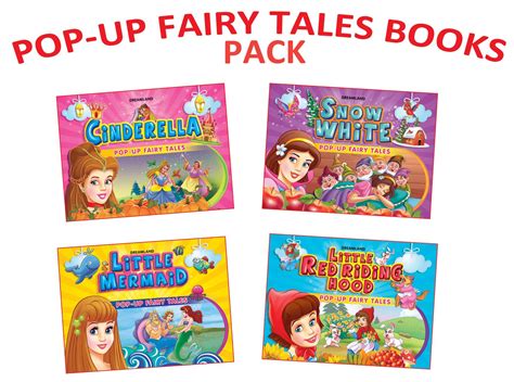 Pop Up Fairy Tales Books Pack 1 4 Titles