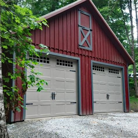 Prefab Two Car Garages Custom Barns And Buildings The Carriage Shed
