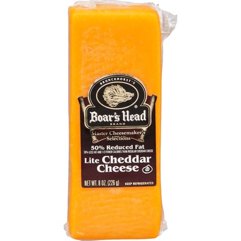 Boars Head Cheddar Cheese Lite Cheddar Roths