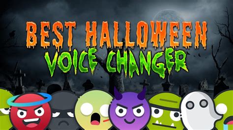 Halloween Voice Changer 🎃 Scary Sounds Voices And Sound Effects Youtube