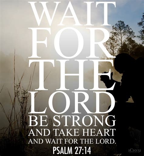 Psalm 2714 Wait For The Lord Zw