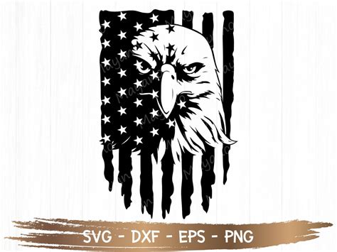 Eagle Through Flag Svg Eagle Svg American Flag Svg Cut File Etsy Canada