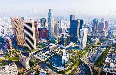 Los Angeles California Downtown Skyline Skyscrapers Cityscape Panorama