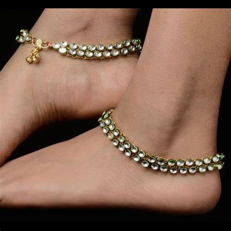 Traditional Gold Plated Anklets Traditional Gold Plated Anklets