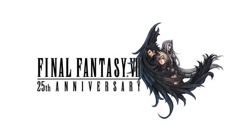 Final Fantasy 25th Anniversary Logo Wallpaper