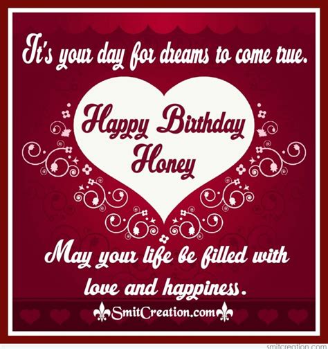 Happy Birthday Honey Birthday Cards