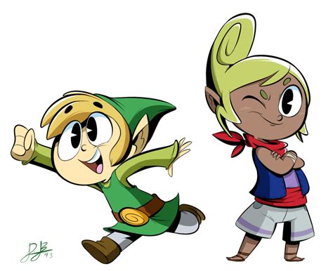 Link And Tetra Style Practice By ~redblooper On Deviantart Hyrule