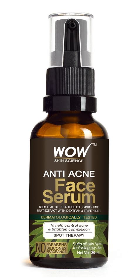 Wow Skin Science Anti Acne Face Serum Ingredients Explained