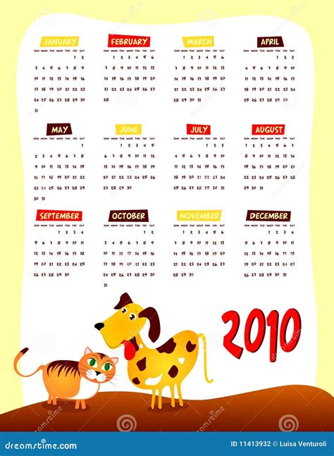 Calendar Of Next Year Stock Photography Image 11413932