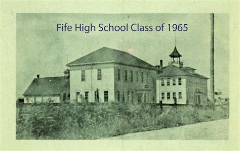 Fife High School Class Of 1965