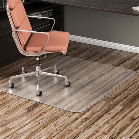 Antistatic options work to safely dispel static electricity, helping to prevent static shocks from the chairs sliding against the plastic material of the mat. DEFLECTO 46" X 60" EconoMat Chair Mat for Hard Floors ...