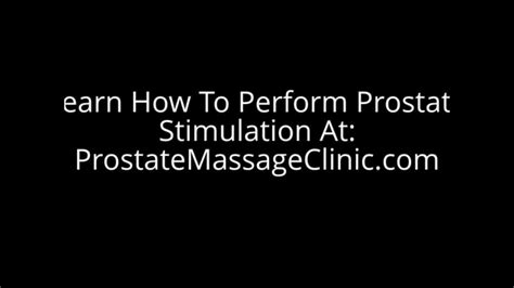 Prostate Stimulation How It Can Help With Prostate Cancer Youtube