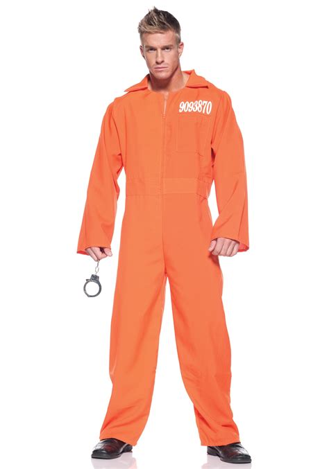 Mens Prison Jumpsuit Costume