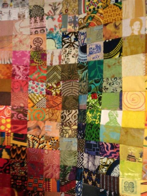 African American Fabrics African American Fabric Mosaic Quilt Quilt
