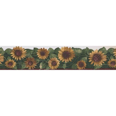 Sunflower Wallpaper Border