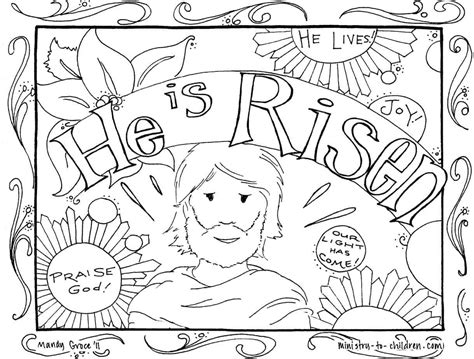 Search through 623,989 free printable colorings. He Is Risen Coloring Pages