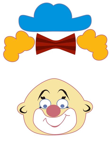 Details der diy clown vorlage in 2020 vorlagen clown basteln. Clown basteln mit Kindern aus Tonpapier, Klorollen ...