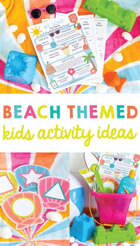 Camp Littles And Me We Love The Beach Themed Kids Activities Beach