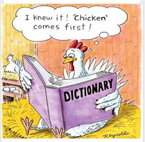 The Dictionary Is Always Right Cartoon Jokes Farm Cartoon Funny